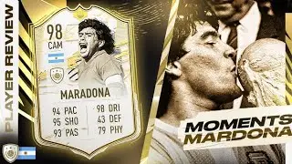 SHOULD YOU DO THE SBC?! ❤️ 98 PRIME ICON MOMENTS DIEGO MARADONA REVIEW! FIFA 21 Ultimate Team