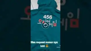 Jaket sweater squid game