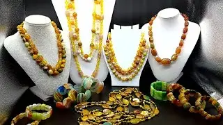 natural stones jewelry garnet sardonyx agate Jasper