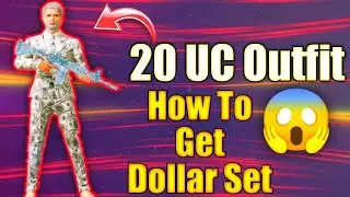 How To Get Dollar Outfit in BGMI / PUBG Mobile | 20 UC Outfit 😱