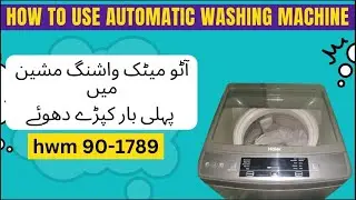 how to use haier automatic washing machine,hwm 90 1789 how to use