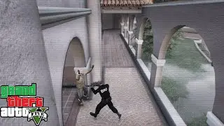 GTA5:  Terroristes arrêtés إلقاء القبض على شخصين مسلحين من طرف شرطي BRI
