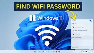 How to View WiFi Password on Windows 11 ( Laptop/PC  )