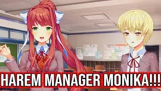 Monika Manages MC's HAREM!!! | DDLC MOD | 100 Girlfriends Season 2 Part 1
