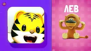 Talking ABC Russian Zoo Alphabet song Sing with Tiger|Boopanpankids