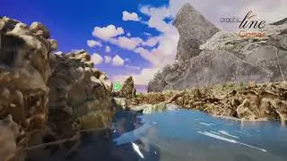 Unreal engine 5 Stylized graphic - studio ghibli style - Stylized landscape showcase