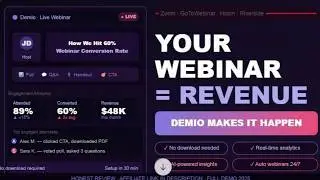 Demio Review 2025: The Webinar Tool That Actually Turns Attendees Into Revenue