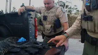 Police Catch 3 Idiots Hunting Alligator on Wildlife Preserve - FOR FUN
