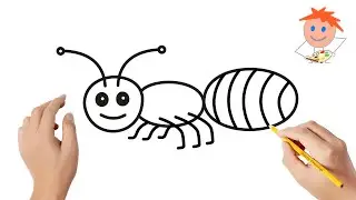 How to draw an ant | Easy drawings