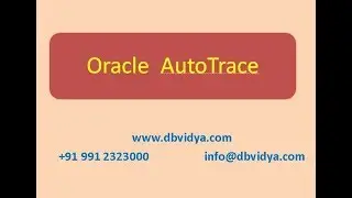 Oracle SQL Tuning  AutoTrace Option
