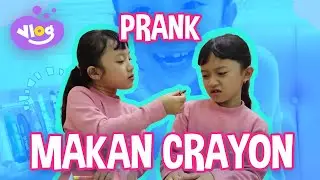 PRANK NAURA MAKAN CRAYON | PRANK SAUDARA KEMBAR | TWINS VLOG | CERITA KEMBAR | COKELAT CRAYON