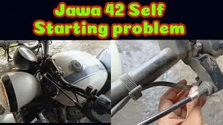 Jawa 42 bs6 bike self starting problem. Clutch switch repair.Side stand sensor ok.Robi motor garage.
