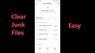 How to clean junk files on Android phone 2021/ No other apps needed/ Easy steps