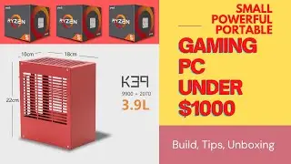 I BUILD SMALL AND PORTABLE GAMING PC IN K39 Case