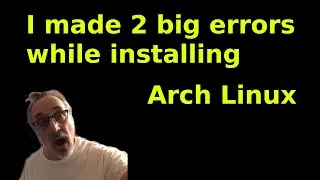 Arch Linux MANUAL install