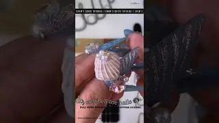⋆｡˚⋆౨ quick tutorial 01 seashell toe nails🐚 ৎ⋆˚｡⋆