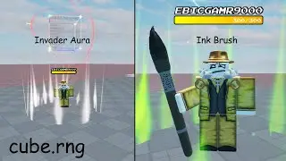 cube rng : ink brush and invader aura showcase