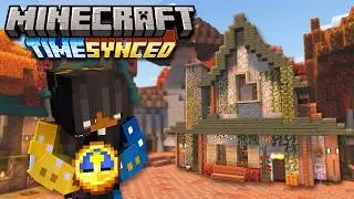 I Built A STORYBOOK Village in Minecraft | Time Synced