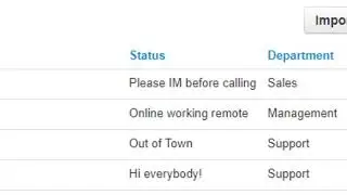 Contacts Tab