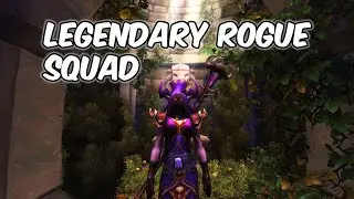 LEGENDARY ROGUE SQUAD - Level 19 Arcane Mage PvP - WoW Shadowlands Prepatch