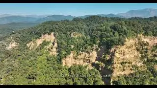 Himalaya foothills, Corbett NP Aerial