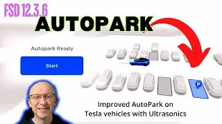 FSD 12.3.6 Brings Improved AutoPark to Teslas with Ultrasonic Sensors