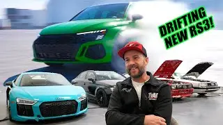 Drifting new Audi RS3 and 300km/h in a 8-second TTRS! - Iroz Motorsport Tour