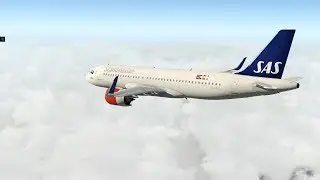 [X-Plane 11] SAS A320NEO HARD Landing to foggy Copenhagen ESSA to EKCH SK1409