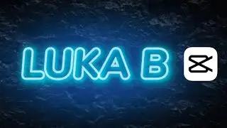Neon Text Animation in CapCut