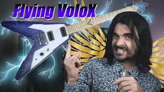 Flying VoloX !!! Mieux qu'une Gibson Flying V !!! (si ça c'est pas putaclic :D ) fabrication guitare