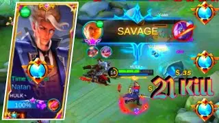 NATAN BEST BUILD 2021 | NATAN TOP 1 GLOBAL BUILD | NATAN BUILD EMBLEM | NATAN GAMEPLAY MLBB ✅