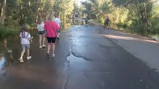 Вода стремительно прибывает, г Новотроицк Оренбургская область.
