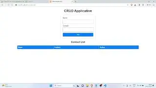 php & mysqli in hindi   CRUD project phonebook using ChatGPT and html css