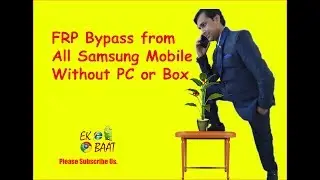 FRP Bypaas of Samsung J4 2018, Samsung J7, Samsung J7 Prime, Samsung J7 Max