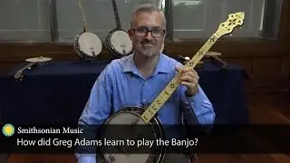 How did Greg Adams Learn to play the Banjo?