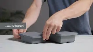 Glacier Ice Cube Tray with Lid by Viski