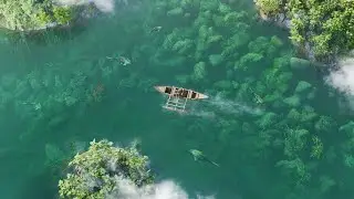 Creating Environments in Blender 4.1 | Timelapse(FREE WATER ADDON)