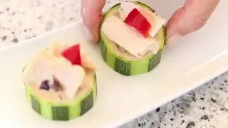 Calabacines rellenos con Atún Isabel y mayonesa oriental