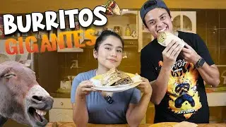 HACIENDO BURRITOS GIGANTES | TORTILLA DE ARINA HECHA A MANO 🌯😋