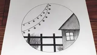 Easy circle drawing || Circle drawing for bigenners || Pencil drawing in circle