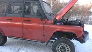 UazTech: Installing om617 with automatic transmission on 