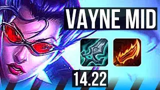 VAYNE vs RIVEN (MID) | 6/0/4, Dominating | KR Grandmaster | 14.22