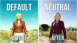 Neutral LUTs No Color Filters in STARFIELD - How to Install Easy Tutorial!