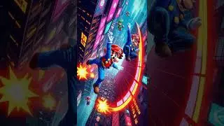 Super Mario In A Multiverse Of Synthwave
