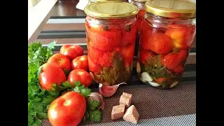 Помидоры маринованные(быстрый,вкусный,проверенный рецепт)