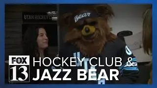 Utah Jazz Bear to serve double-duty as Hockey Bear for UHC's inaugural season