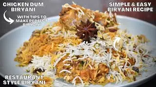 chicken dum biryani | चिकन बिरयानी | easy chicken biryani | chicken biryani at home | Vibha'sKitchen