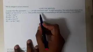 GATE CSE 2004 Q 38 || Stacks and Queues || Data Structure || GATE Insights Version: CSE