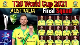 ICC T20 World Cup 2021 Australia Team Best Squad. Aus Team Squad for ICC T20 world cup. T20 WC 2021.