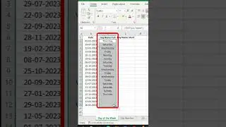 📆✨Convert Dates to Day Names with Text Function! 🚀 #excel365 #exceltips